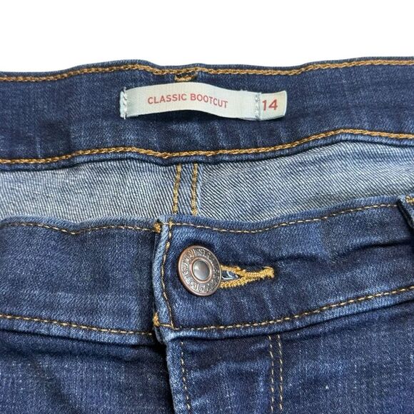 Levi’s Classic Bootcut Jeans Blue Sz 14 - Picture 10 of 16